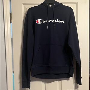 Champion Navy Blue Pullover Hoodie